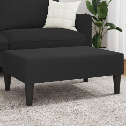 Vidaxl Repose-Pied Noir 77x55x31 Cm Velours