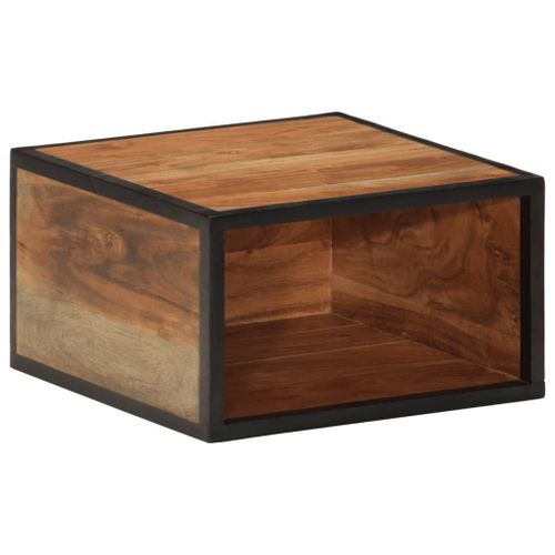 Vidaxl Table De Chevet Murale 35x35x20 Cm Bois Massif D'acacia