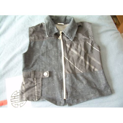 Gilet Sans Manches En Jean 12 A