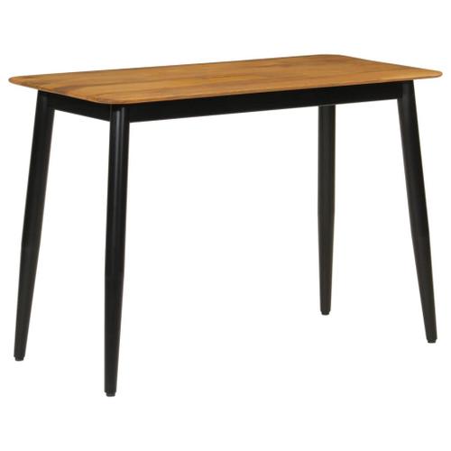 Vidaxl Table À Dîner 112x52x76 Cm Bois De Manguier Massif Et Fer