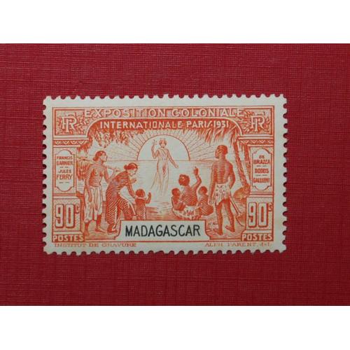 Rf Madagascar "Exposition Coloniale" 90c 1931 Neuf.