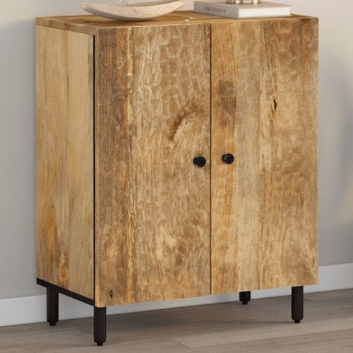 Vidaxl Armoire Latérale 60x33x75 Cm Bois Massif De Manguier