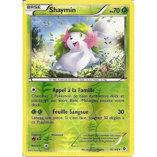 Shaymin 10/149 Holo Reverse - Frontières Franchies