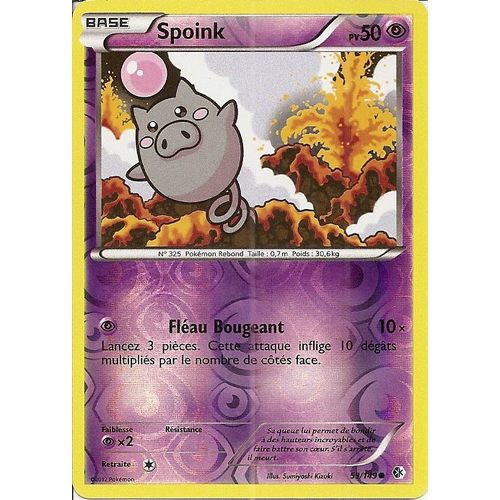 Spoink 59/149 Holo Reverse - Frontières Franchies