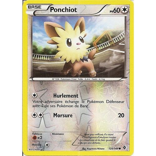 Ponchiot 120/149 Holo Reverse - Frontières Franchies