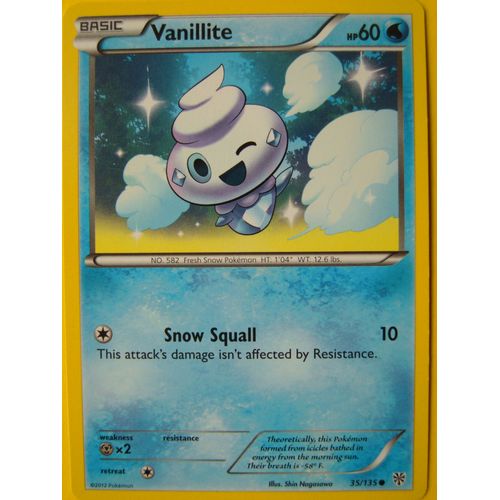 Pokemon - Sorbébé (Vanillite)  - Plasma Storm - Pv60 - 35/135