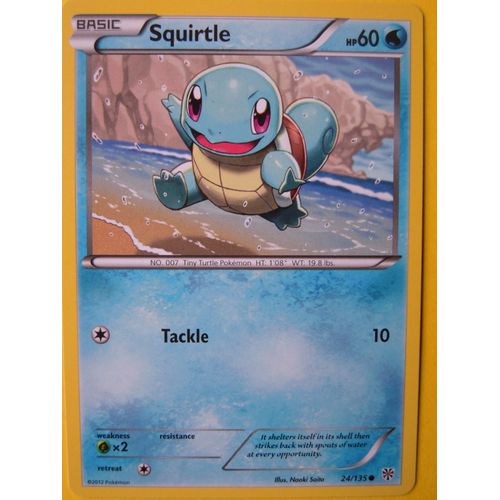 Pokemon - Carapuce (Squirtle)  - Plasma Storm - Pv60 - 24/135