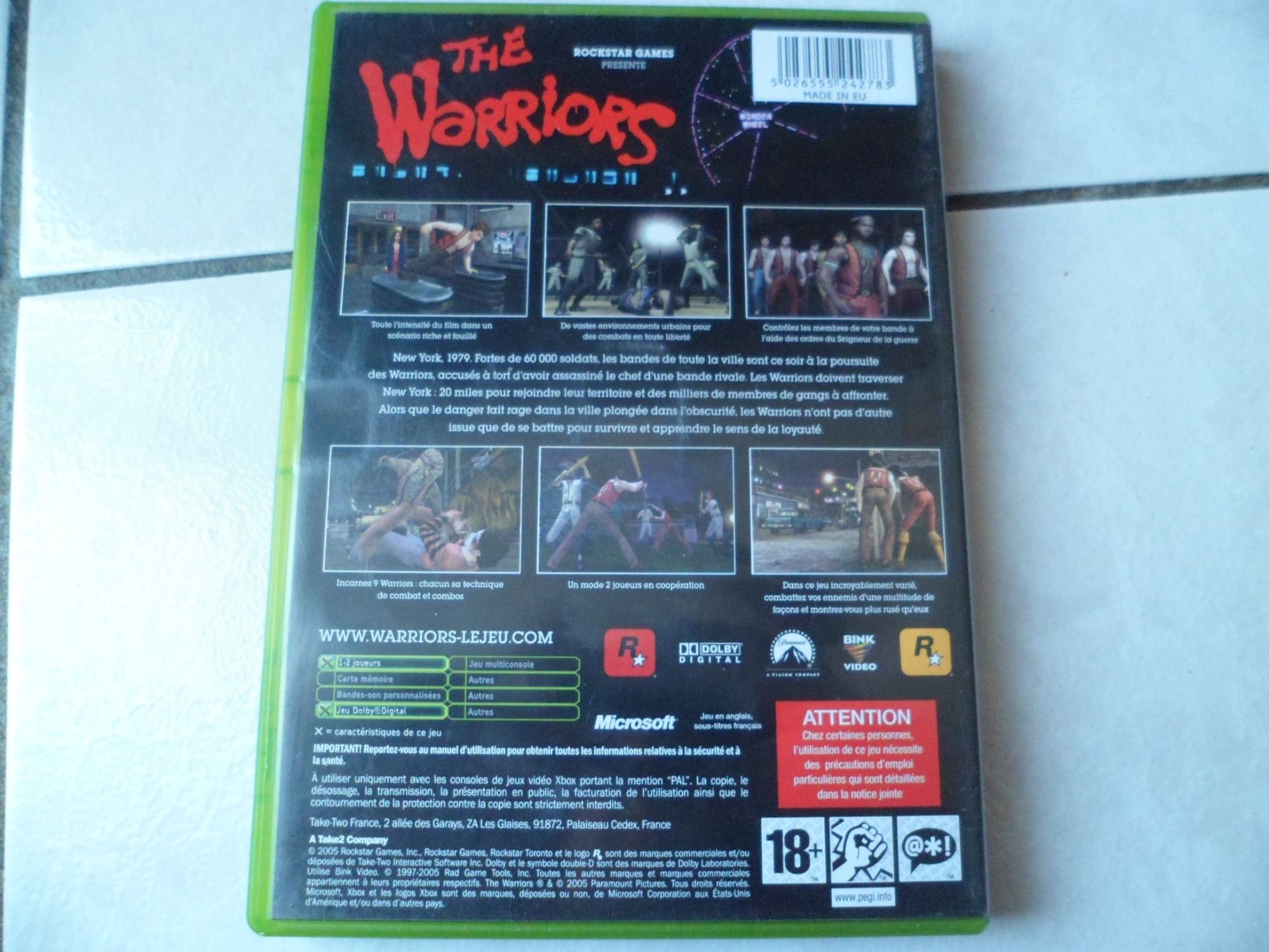 The Warriors Xbox - Jeux Vidéo | Rakuten