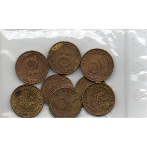 Pièces De 10 Pfennigs