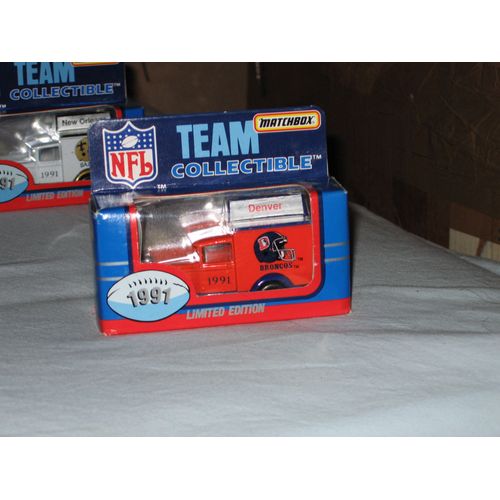 Voiturette Matchbox Des Denver Broncos 1991 N F L-Matchbox