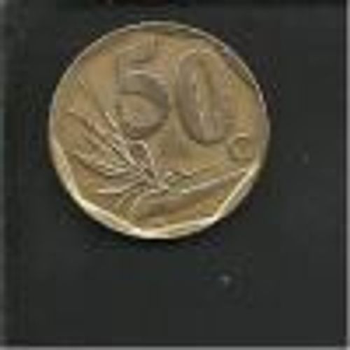 Afrique Du Sud (Sud Afrika) = Pièce De 50 Cent De 1997 En Bronze Aluminium. Afrika Borwa