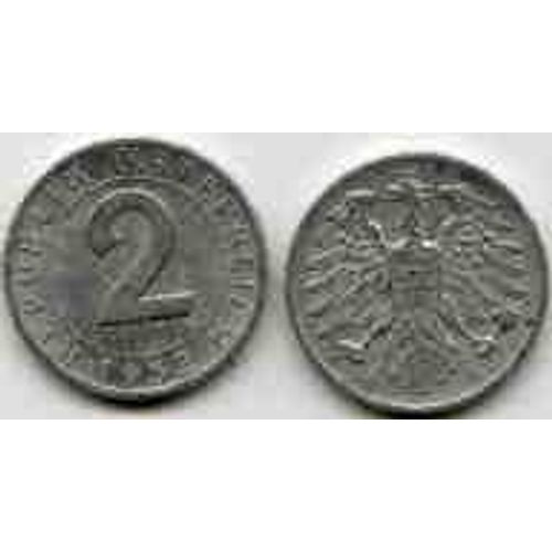 Autriche ( Osterreich) = Pièce De 2 Groschen, En Alu De 1968.