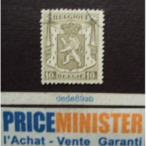 Belgique - België.. 10c . Lion Héraldique . Oblitéré.