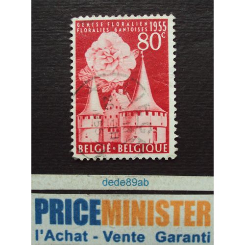 België - Belgique.. 80c . Floralies Gantoises De 1955 . Oblitéré.