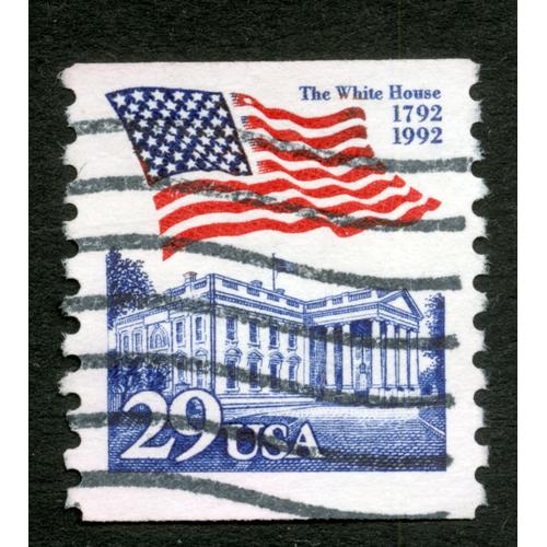 Timbre Oblitéré Usa, The White House 1792-1992, 29
