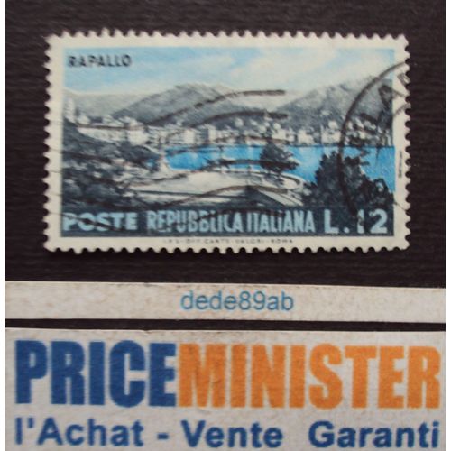 Italie.. 12 L. . Rapallo . Oblitéré.