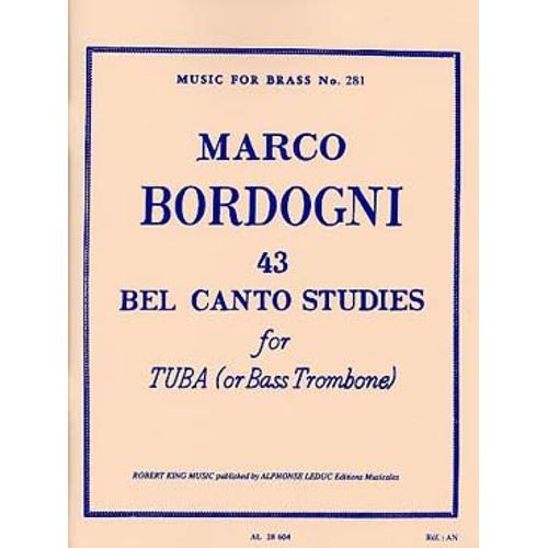 Bordogni : 43 Bel Canto Studies