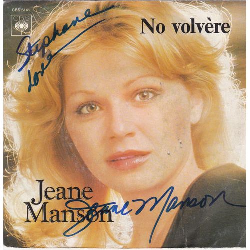 No Volvère   (Dedicace Au Recto°