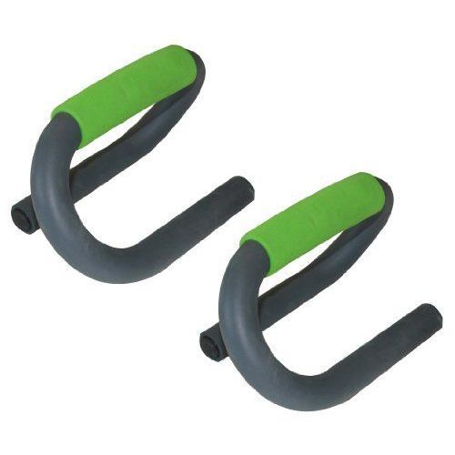 Schildkrt Fitness Push-Up Bars Poignées De Pompe Vert-Citron/Charbon