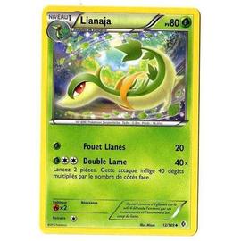 carte Pokémon 6/124 Lianaja 70 PV REVERSE XY Impact des Destins
