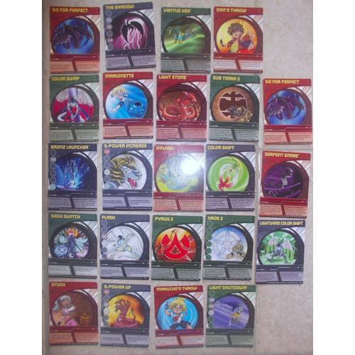 23 Grandes Cartes Bakugan. 9,4 Cm X 7 Cm. Très Bon État