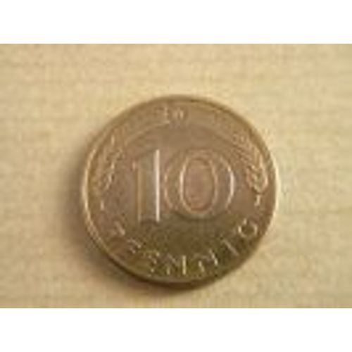 Allemagne De L'ouest - Rfa = Pièce De 10 Pfennig De 1950 Lettre D