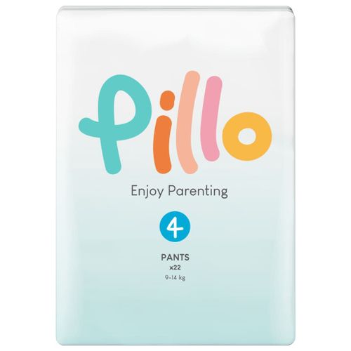 Pillo Couches-Culottes 132 Pcs Taille 4 (9-14 Kg)