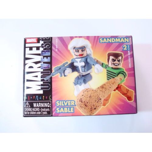 Marvel Minimates 10: Silver Sable & Sandman (2005)