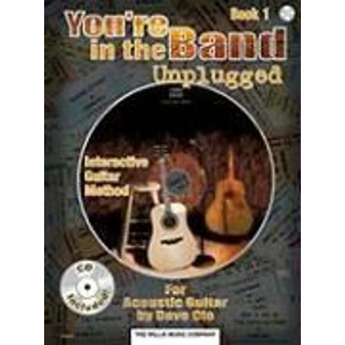 You're In The Band Unplugged Book 1 For Acoustic Guitar (Book/Online Audio)