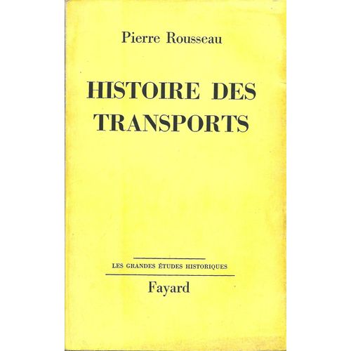 Histoire Des Transports