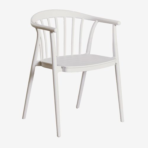 Pack De 6 Chaises De Salle À Manger Empilables Ivor Blanc Gardenia