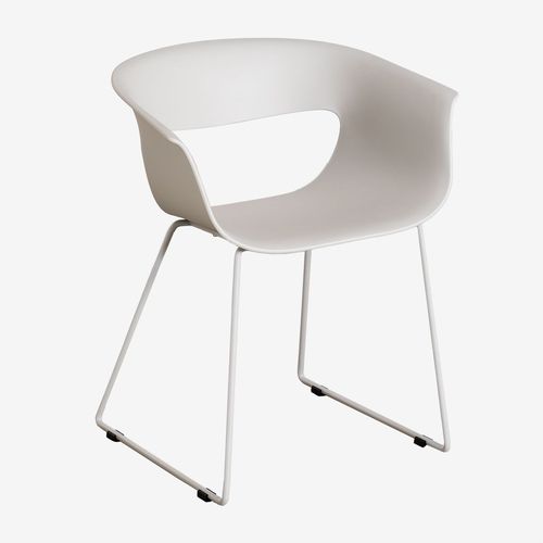 Pack De 4 Chaises De Salle À Manger Alanys Blanc Grisâtre