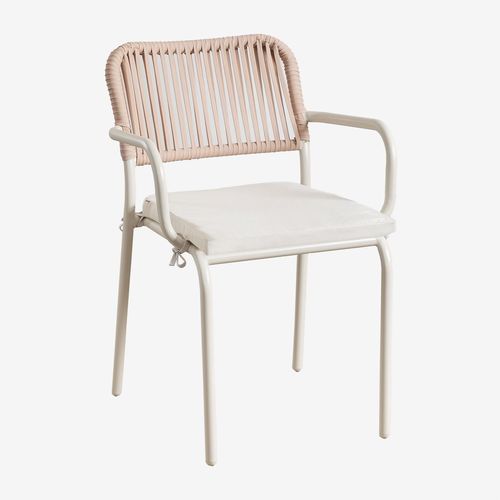 Pack 4 Chaises De Salle À Manger Empilables Arhiza Tapioca Beige