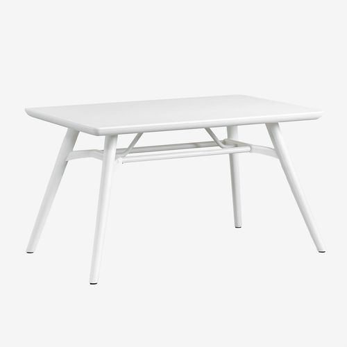 Table De Jardin Rectangulaire (134x78 Cm) Joane Blanc