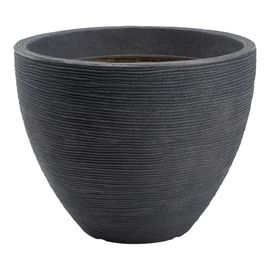 Pot De Fleur Conique Anthracite