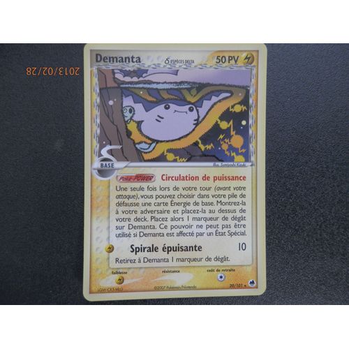 Carte Pokemon : Demanta 50pv - Ile Des Dragons