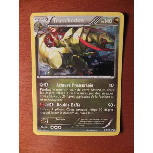 Tranchodon Bw57 - Pokemon Frontieres Franchies