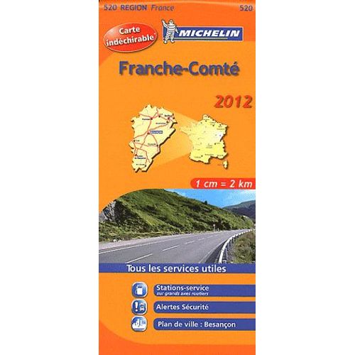 Carte Region Franche-Comté 2012