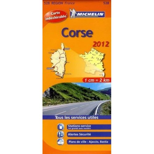 Carte Region Corse 2012