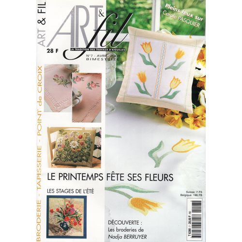 Art Et Fil La Tradition Des Travaux D'aiguilles 7 Le Printemps Fete Ses Fleurs