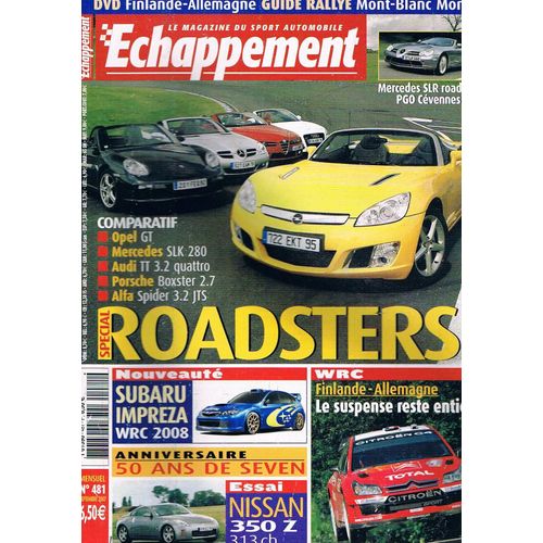 Echappement  N° 481 : Special Roadsters