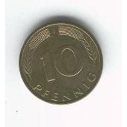 10 Pfennig De 1950