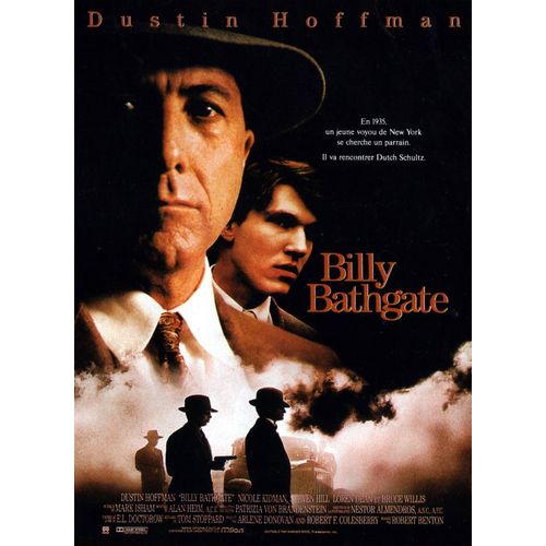 Billy Bathgate - Affiche Originale De Cinéma - Format 120x160 Cm - De Robert Benton Avec Dustin Hoffman, Nicole Kidman, Loren Dean, Bruce Willis, Steven Hill, Steve Buscemi - Année 1992