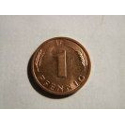 Allemagne De L'ouest - Rfa = Pièce De 1 Pfennig En Cuivre De 1950 Lettre F