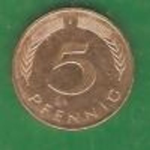 Allemagne De L'ouest - Rfa = Pièce De 5 Pfennig De 1950 Lettre J