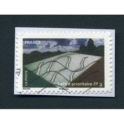 Timbre France N°Auto Adhésif 529 Oblitéré Année 2011