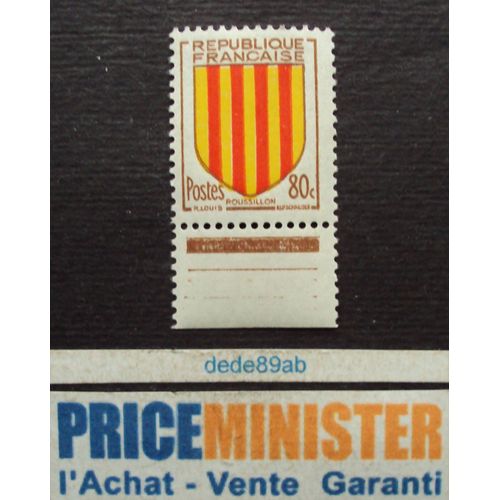 France.. 80c . Armoiries De Province : Roussillon . Neuf (Avec Gomme)