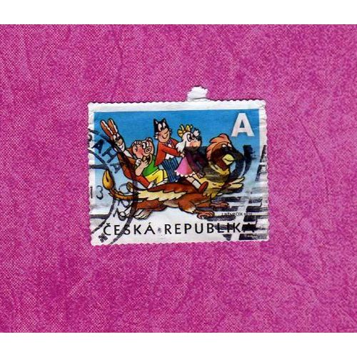Timbre République Tchèque Bande Dessinée