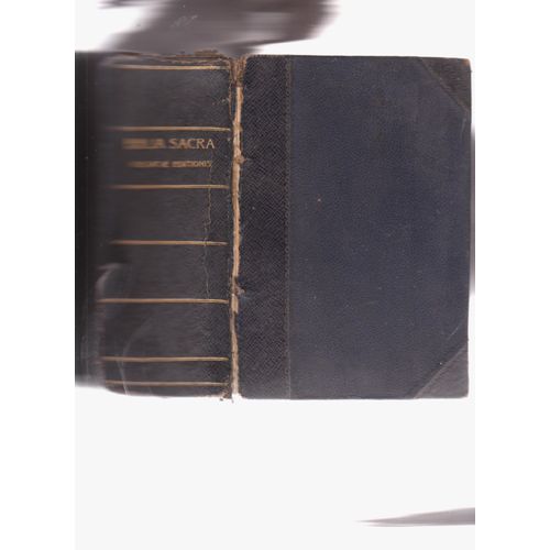 Biblia Sacra Vulgate Edtionis Sixti V Pontificis Maximi Jussu Recognita Et Clementis Vii Autocritate Edita  Nova Edito Accuratissime Emendata