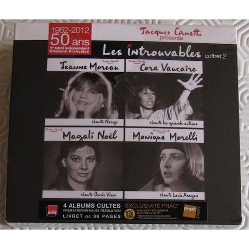 Jacques Canetti Présente Les Introuvables Coffret 2 - 4 Cd